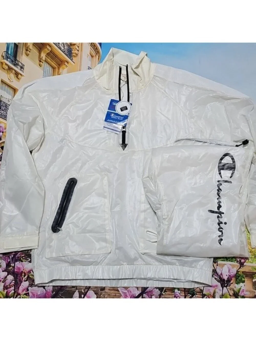 Champion Tracksuit Cocoa Butter Jacket And Pants Large New